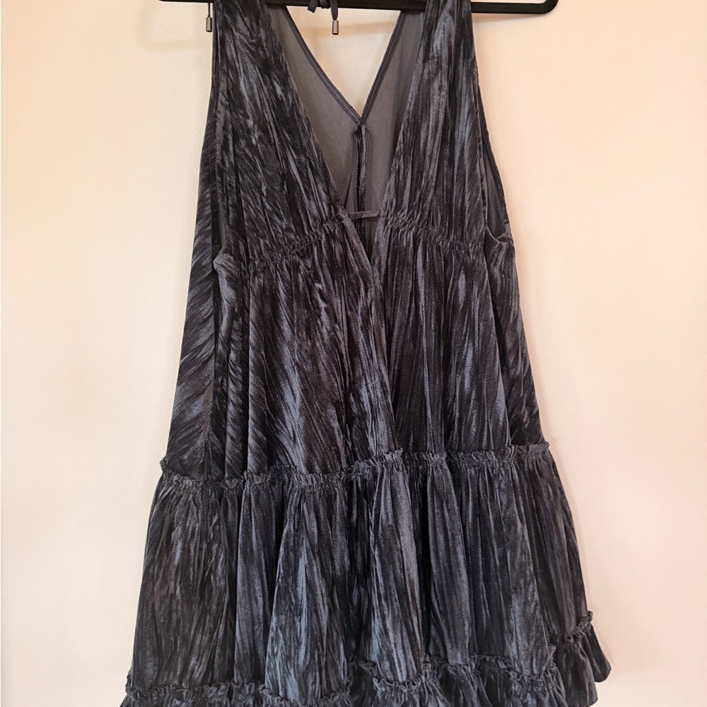 Free People Gray Mini Dress